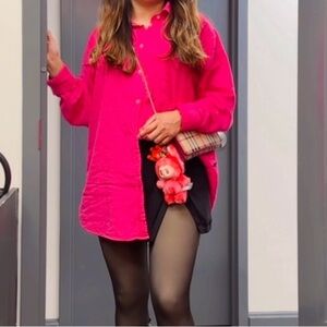 Gap XL. Bright Pink Button-Up Shirt